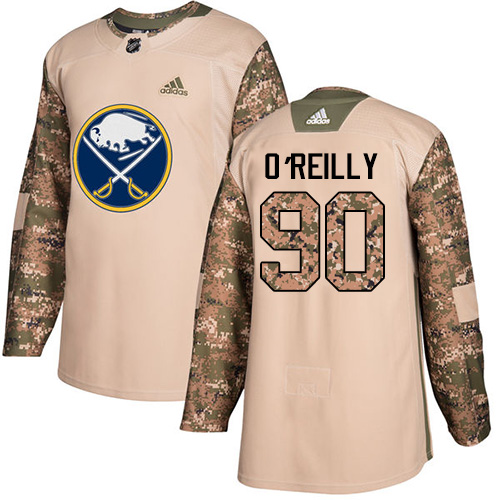 Adidas Sabres #90 Ryan O'Reilly Camo Authentic Veterans Day Youth Stitched NHL Jersey